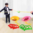 Bola de Treinamento Infantil com Elástico – Brinquedo Outdoor para Exercícios de Braço e Coordenação (3+ anos)