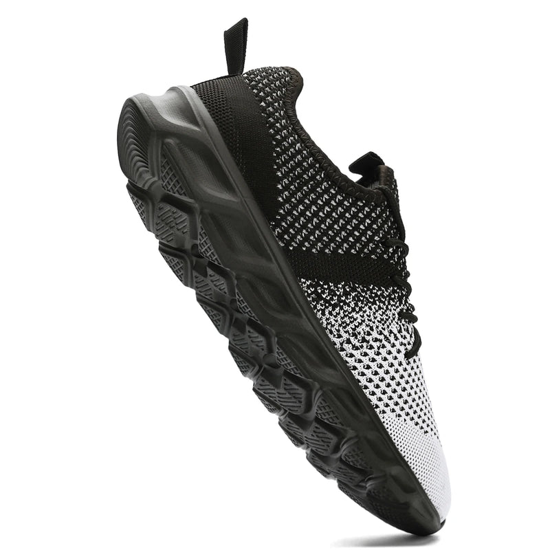 Tênis de Corrida Masculino Leve e Respirável – Confortável, Antiderrapante e Resistente para Corrida, Caminhada e Atividades Casuais