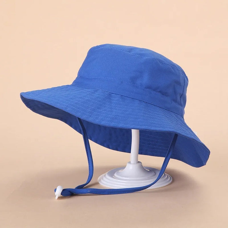 Chapéu Infantil Unissex Estilo Pescador – Proteção Solar com Orelhinhas, para Bebês e Crianças (0 a 8 anos)