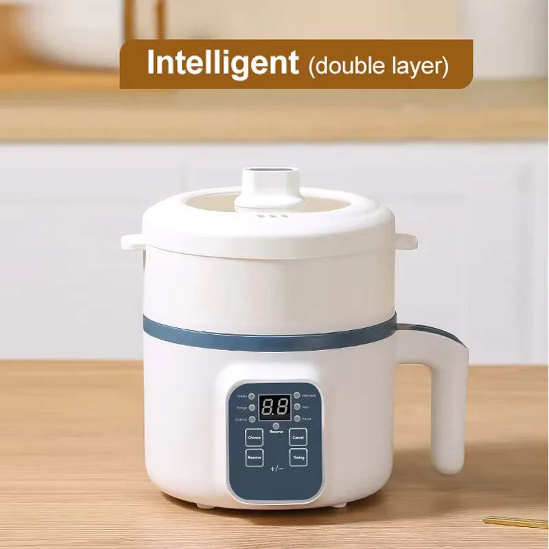 Panela Elétrica Multifuncional 2025 | Antiaderente, 1,5L–2L | Cozimento, Arroz, Sopas e Ensopados