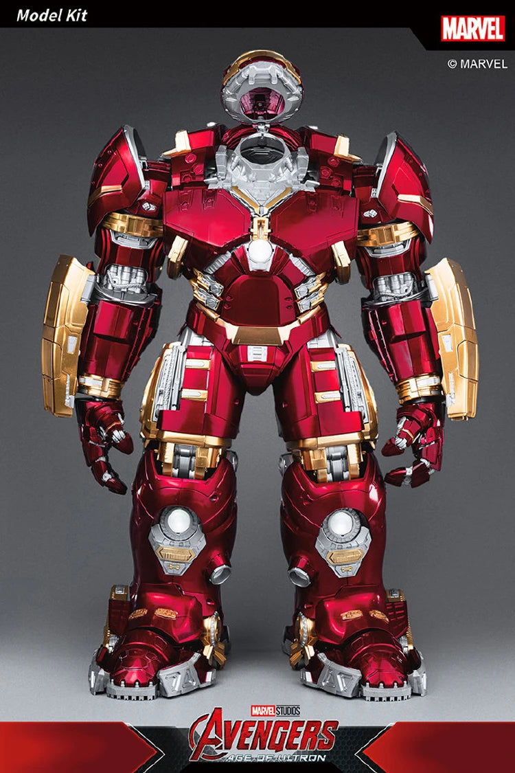 Action Figure Iron Man Anti-Hulk – Modelo Montável de 18 Polegadas com LED para Meninos