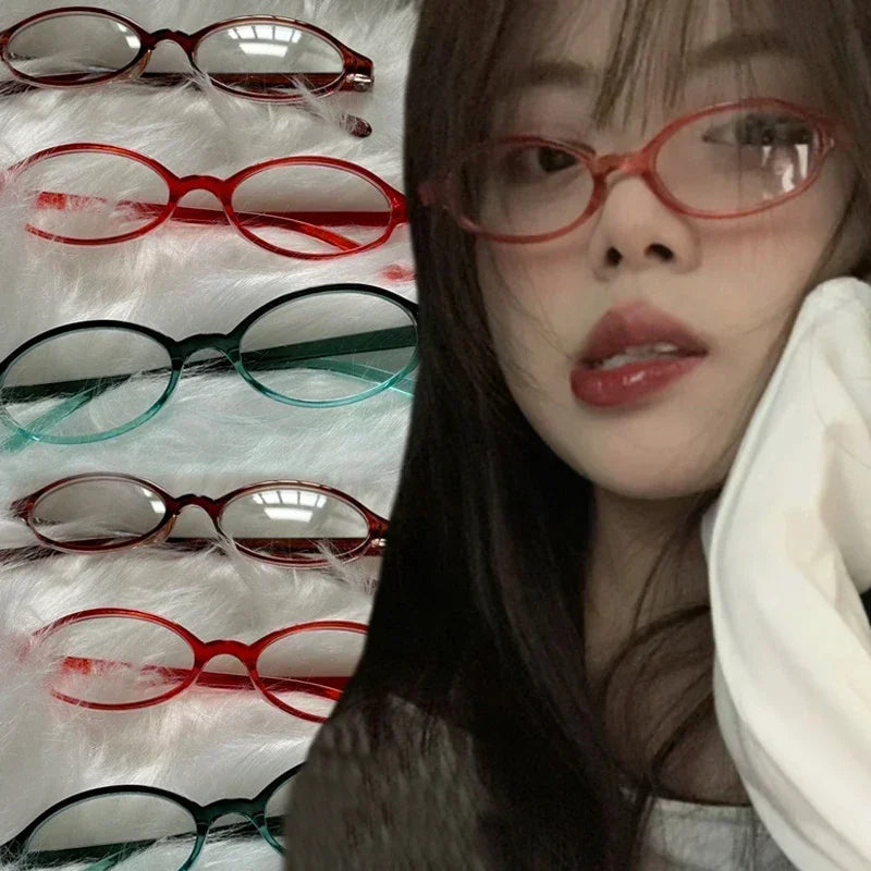 Óculos de Cosplay Kamishiro Rize / Akemi Homura | Acessório de Moda Redondo Sem Lentes