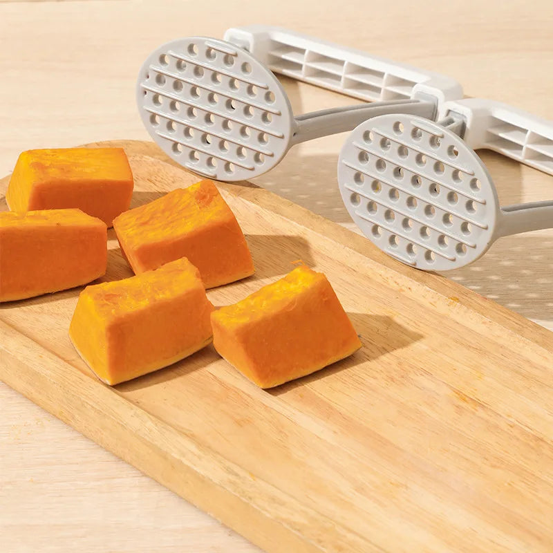 Amassador Manual de Batatas e Legumes | Espremedor de Frutas Durável com Cabo Antiderrapante