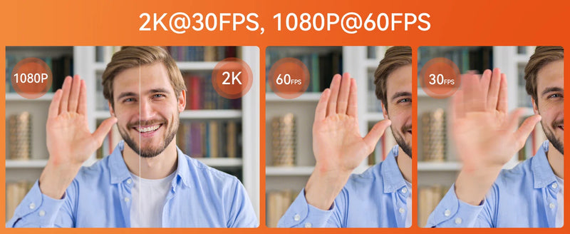 Webcam Nuroum V11 – Full HD 1080p 60fps com Microfone Integrado, Plug & Play para PC e Laptop