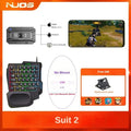 Controlador Móvel LEEDOAR M1 Pro 4 em 1 – Adaptador Mouse e Teclado Bluetooth V5.0 Programável para iOS e Android