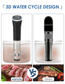 Circulador de Imersão Sous Vide Wancle 1100W | Cozimento Preciso com Tela LCD Touch | À Prova d’Água IPX7 | Controle Digital para Frango, Carne, Peixe e Vegetais