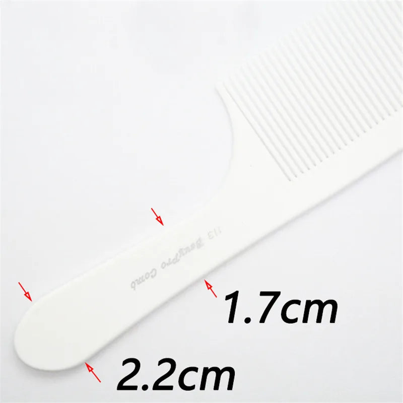 Pente Profissional Antiestático para Cabelo – Barber e Salão, Escova de Corte com Dentes Largos