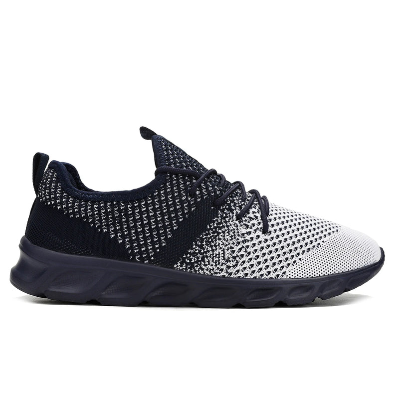 Tênis de Corrida Masculino Leve e Respirável – Confortável, Antiderrapante e Resistente para Corrida, Caminhada e Atividades Casuais