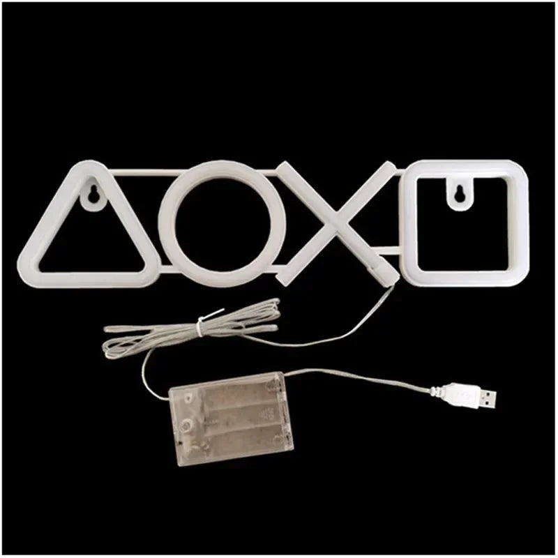 Luz Neon USB para Parede – Decoração Gamer para Quarto, Sala de Jogos e Teen Room