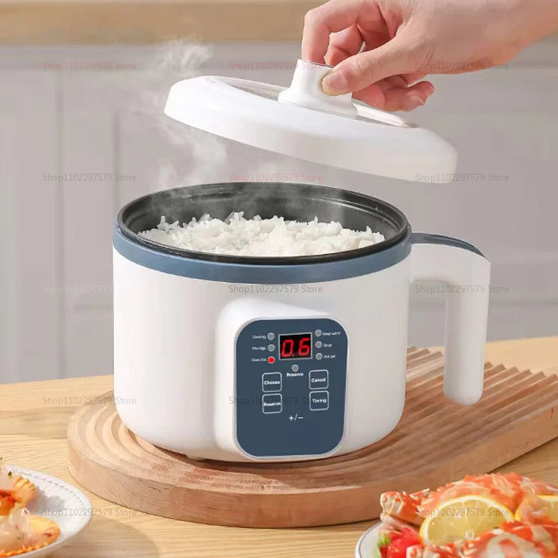 Panela Elétrica Multifuncional 2025 | Antiaderente, 1,5L–2L | Cozimento, Arroz, Sopas e Ensopados