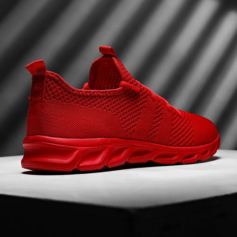 Tênis de Corrida Masculino Leve e Respirável – Confortável, Antiderrapante e Resistente para Corrida, Caminhada e Atividades Casuais