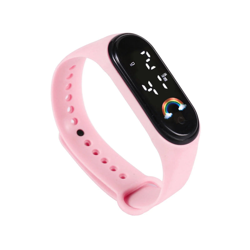 Relógio Infantil Esportivo à Prova d’Água – Analógico e Digital com Pulseira de Silicone