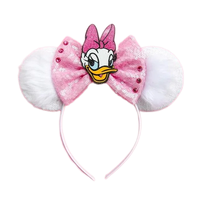 Tiaras com Orelhas do Mickey e Laços Disney – Acessórios de Cabelo para Bebês, Crianças e Adultos