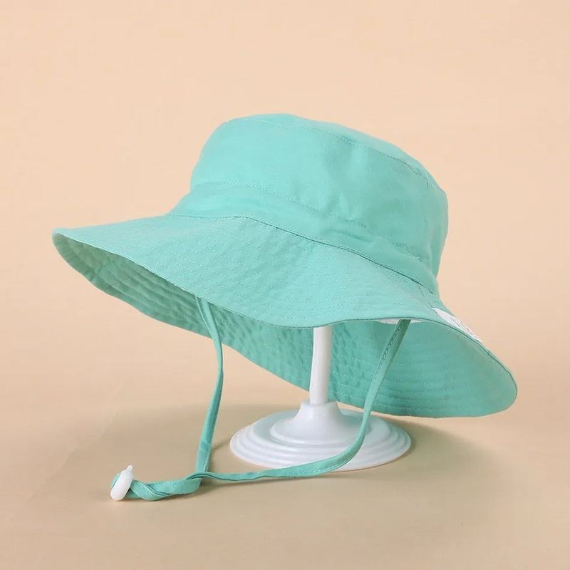 Chapéu Infantil Unissex Estilo Pescador – Proteção Solar com Orelhinhas, para Bebês e Crianças (0 a 8 anos)