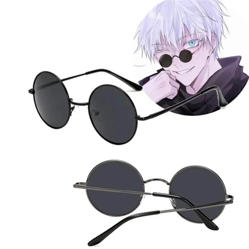 Óculos Gojo Satoru Cosplay | Jujutsu Kaisen | Acessório de Anime e Óculos de Sol Unissex