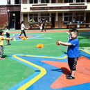 Bola de Treinamento Infantil com Elástico – Brinquedo Outdoor para Exercícios de Braço e Coordenação (3+ anos)
