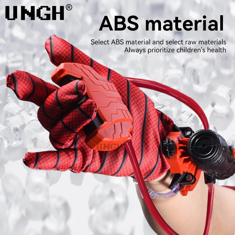 UNGH Spider Launcher – Pistola de Água de Pulso para Brincadeiras de Verão e Praia, com Luvas para Crianças