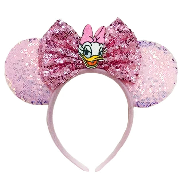 Tiaras com Orelhas do Mickey e Laços Disney – Acessórios de Cabelo para Bebês, Crianças e Adultos
