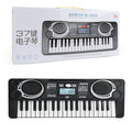 Piano Eletrônico Infantil 37 Teclas – Teclado Musical Portátil Educacional para Crianças