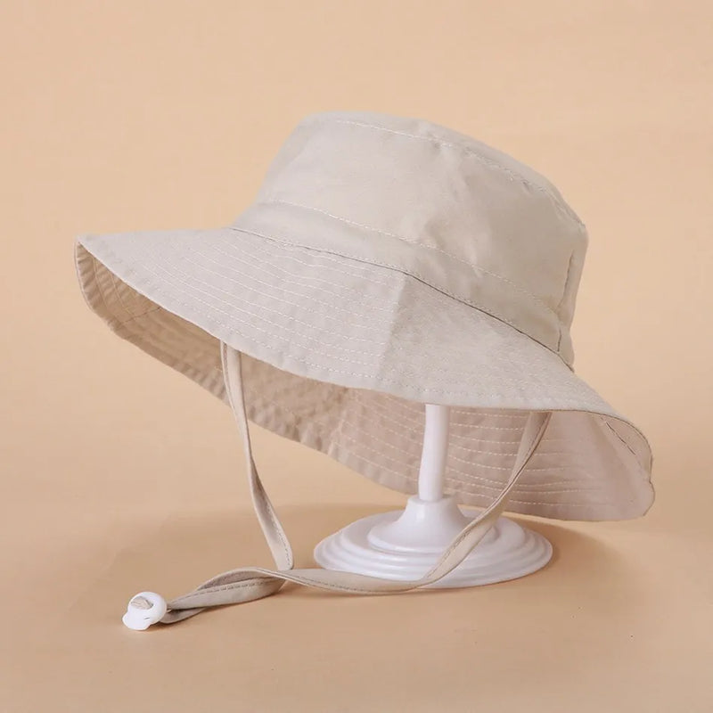 Chapéu Infantil Unissex Estilo Pescador – Proteção Solar com Orelhinhas, para Bebês e Crianças (0 a 8 anos)