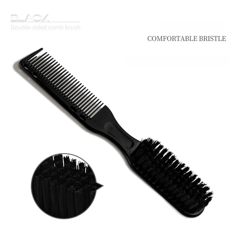 Pente Profissional Antiestático para Cabelo – Barber e Salão, Escova de Corte com Dentes Largos