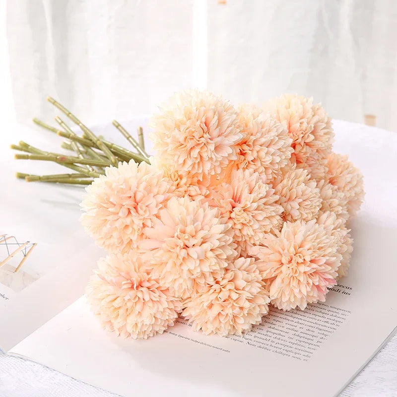 Buquê de Hortênsias Artificiais 5 Peças | Decoração de Casa, Quarto e Casamento