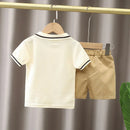 Conjunto Infantil Menino Verão – Camiseta e Shorts em Algodão 2 Peças com Estampa Divertida