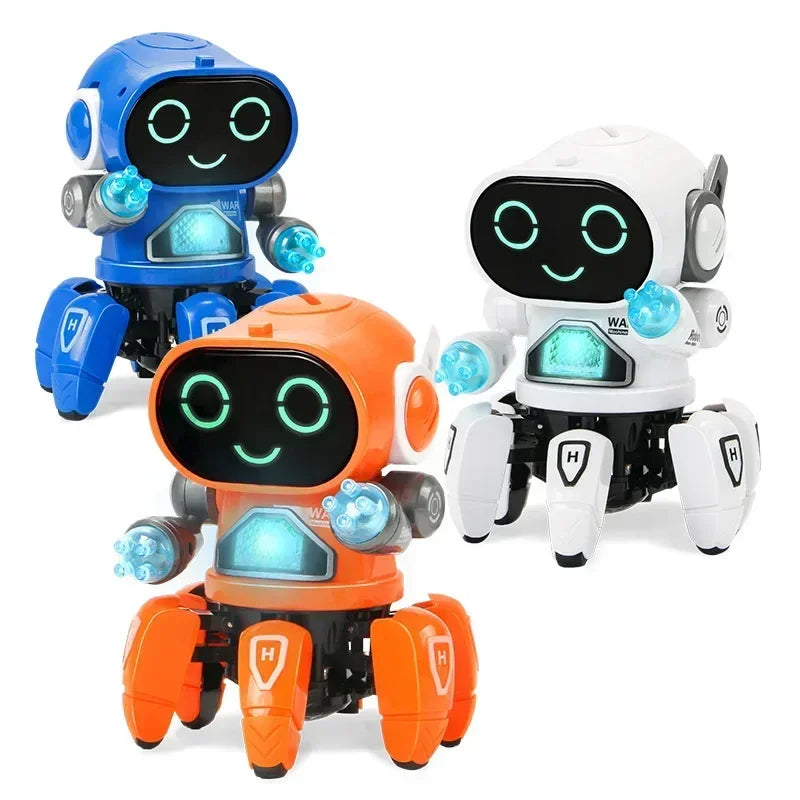 Robô Musical Infantil com Luzes LED – Brinquedo Educativo com Dança e Movimento para Crianças