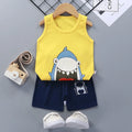 Conjunto Infantil em Algodão – Camiseta Regata e Shorts para Meninos e Meninas | Moda Verão