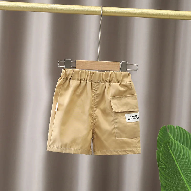 Conjunto Infantil Menino Verão – Camiseta e Shorts em Algodão 2 Peças com Estampa Divertida