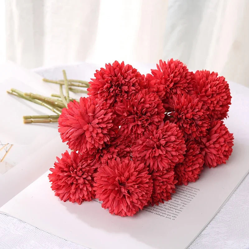 Buquê de Hortênsias Artificiais 5 Peças | Decoração de Casa, Quarto e Casamento
