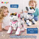 Robô Cachorro Inteligente com Controle Remoto – Brinquedo Eletrônico Programável para Crianças