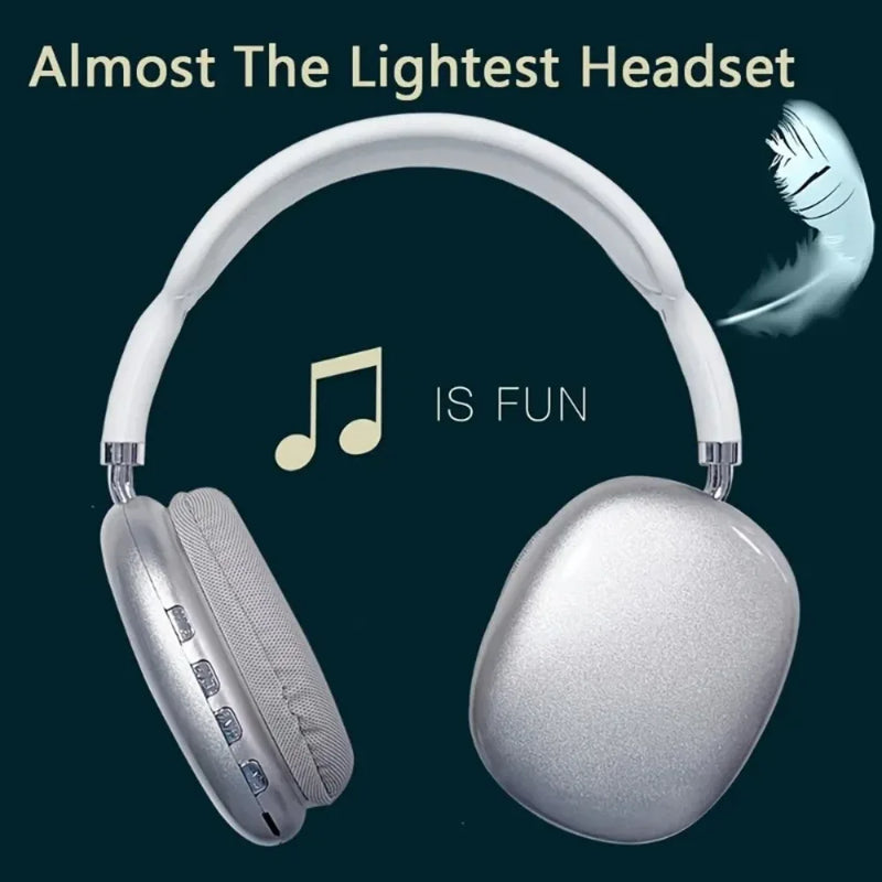 Fones de Ouvido P9 IGRARK – Sem Fio Bluetooth 5.0, Cancelamento de Ruído Ativo, Microfone, Over-Ear para Esportes e Jogos