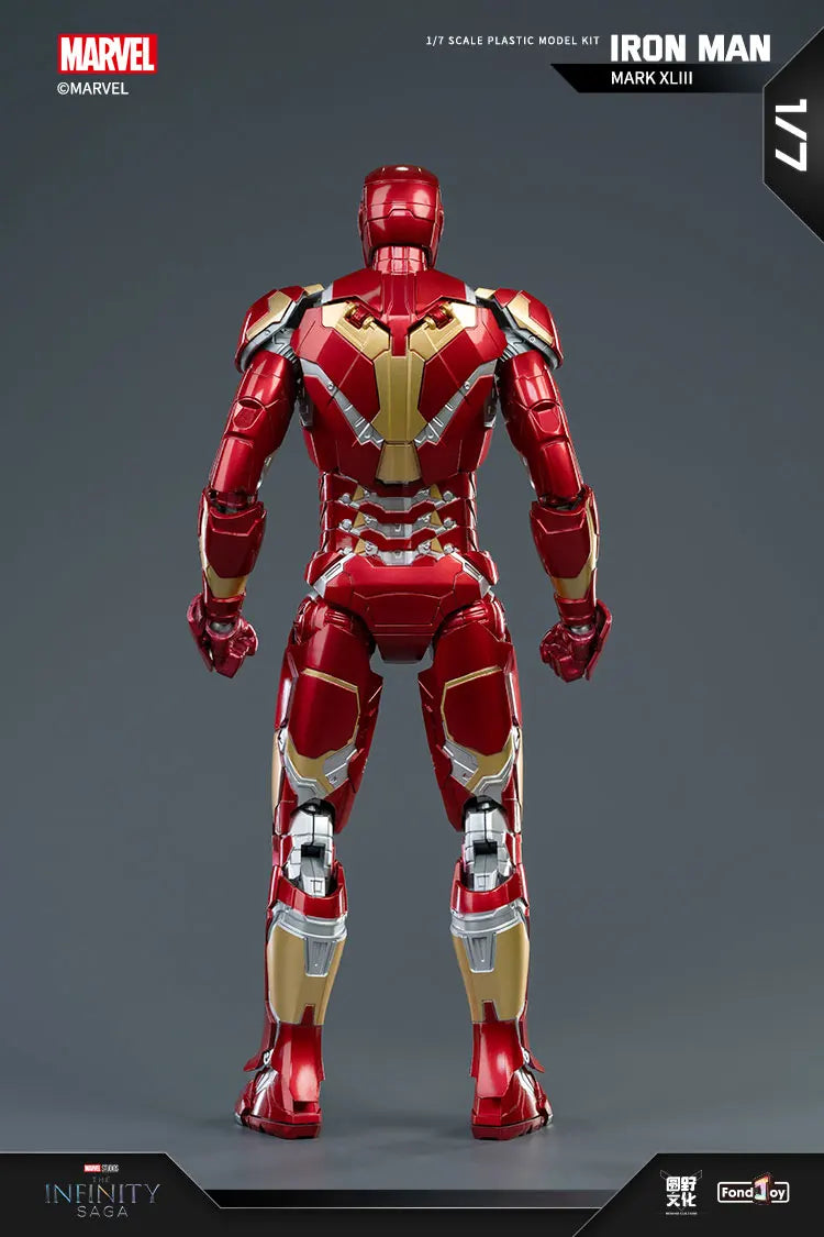 Action Figure Iron Man Anti-Hulk – Modelo Montável de 18 Polegadas com LED para Meninos