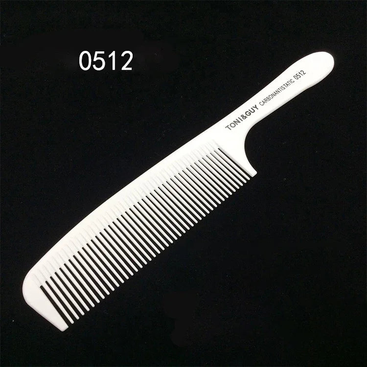 Pente Profissional Antiestático para Cabelo – Barber e Salão, Escova de Corte com Dentes Largos