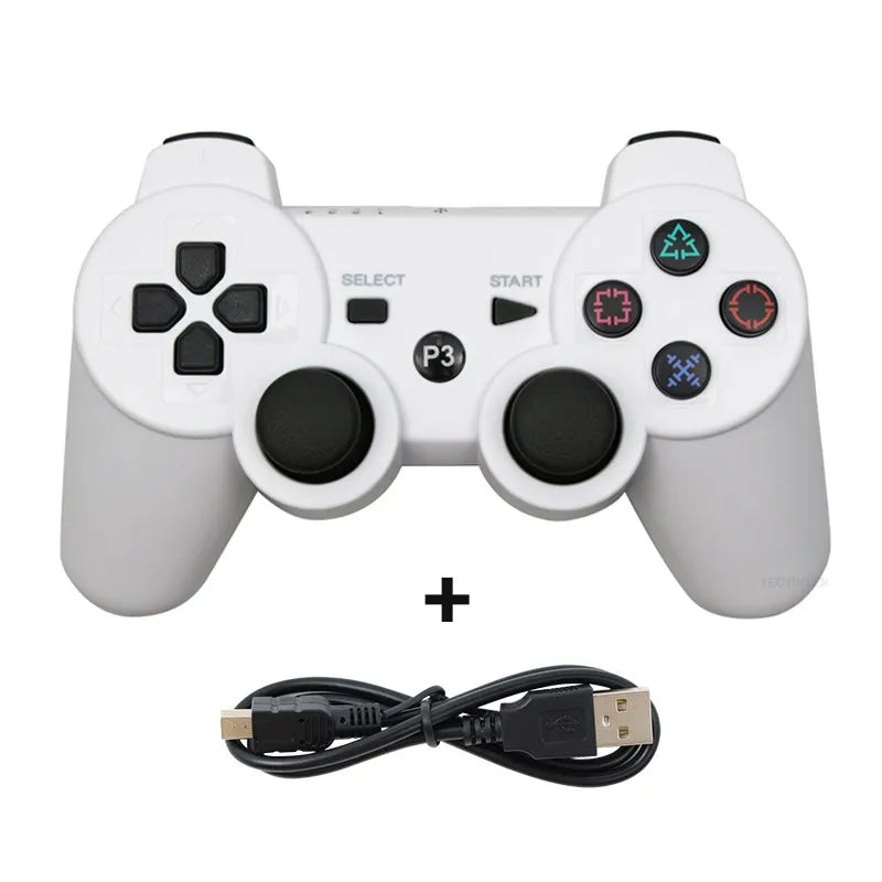 Controle Wireless Gamepad TECTINTER – Controle Bluetooth para PS3, PC e Android