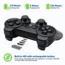 Controle Wireless Gamepad TECTINTER – Controle Bluetooth para PS3, PC e Android