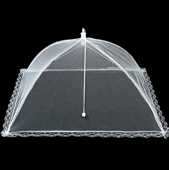 Capa Dobrável para Alimentos | Proteção Contra Moscas e Insetos | Tampa Pop-Up para Frutas, Vegetais e Refeições