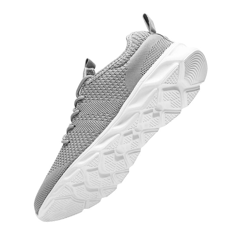 Tênis de Corrida Masculino Leve e Respirável – Confortável, Antiderrapante e Resistente para Corrida, Caminhada e Atividades Casuais