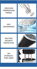 Circulador de Imersão Sous Vide Wancle 1100W | Cozimento Preciso com Tela LCD Touch | À Prova d’Água IPX7 | Controle Digital para Frango, Carne, Peixe e Vegetais