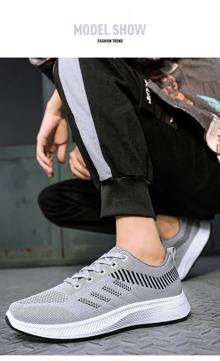 Tênis Casual Unissex Vulcanizado – Leve, Respirável e Confortável para Corrida, Caminhadas e Atividades ao Ar Livre