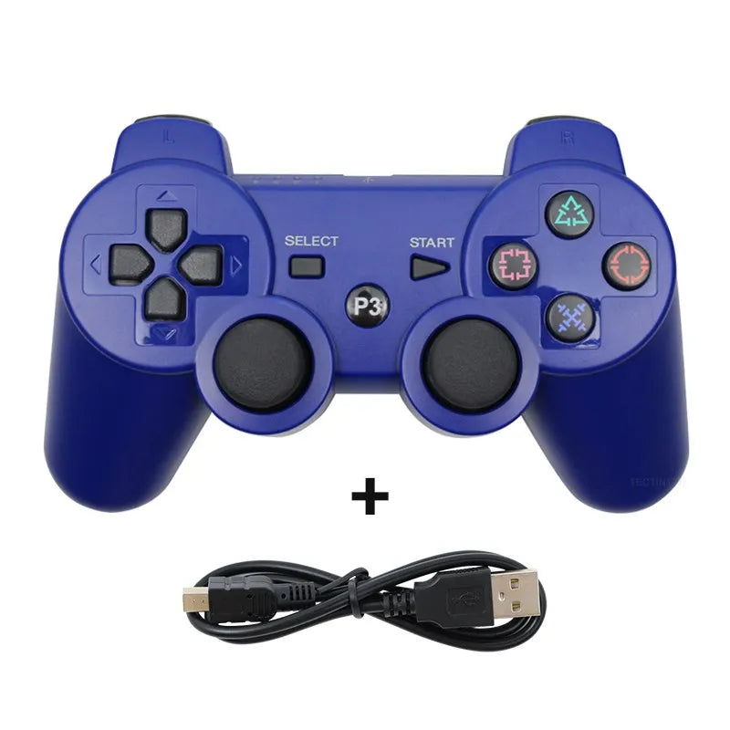 Controle Wireless Gamepad TECTINTER – Controle Bluetooth para PS3, PC e Android