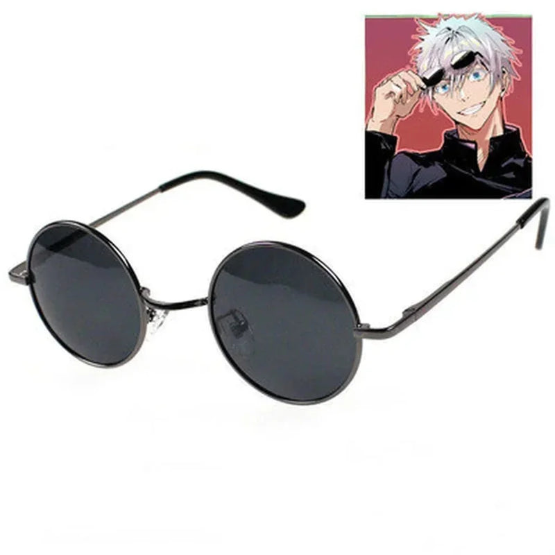 Óculos Gojo Satoru Cosplay | Jujutsu Kaisen | Acessório de Anime e Óculos de Sol Unissex