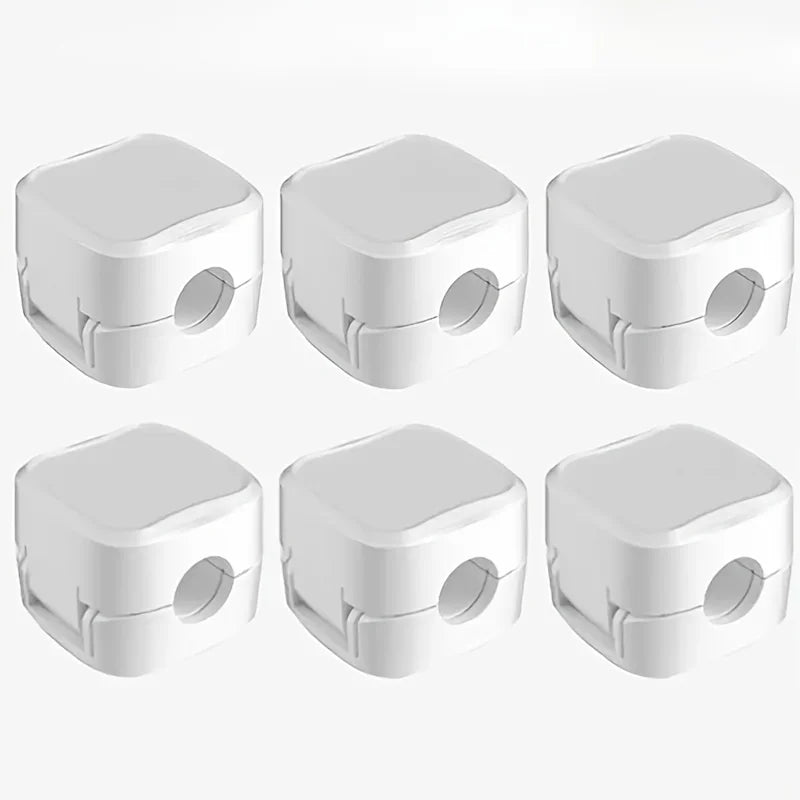 Organizador de Cabos Magnético para Mesa – Suporte Oculto para Cabos de Carregamento