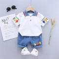 Conjunto Infantil Menino Verão – Camiseta e Shorts em Algodão 2 Peças com Estampa Divertida