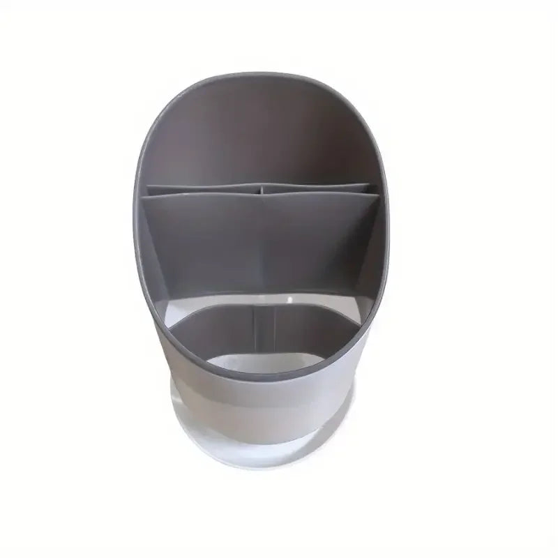 Suporte para Pauzinhos de Cozinha | Organizador com Placa de Drenagem e Suporte para Talheres | Rack de Armazenamento Doméstico