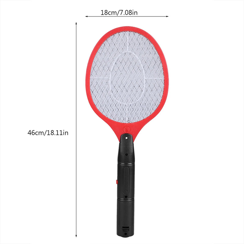 Raquete Elétrica Contra Mosquitos e Insetos | Mata Moscas e Mosquitos Sem Fio | Bug Zapper Portátil para Casa, Cozinha e Camping