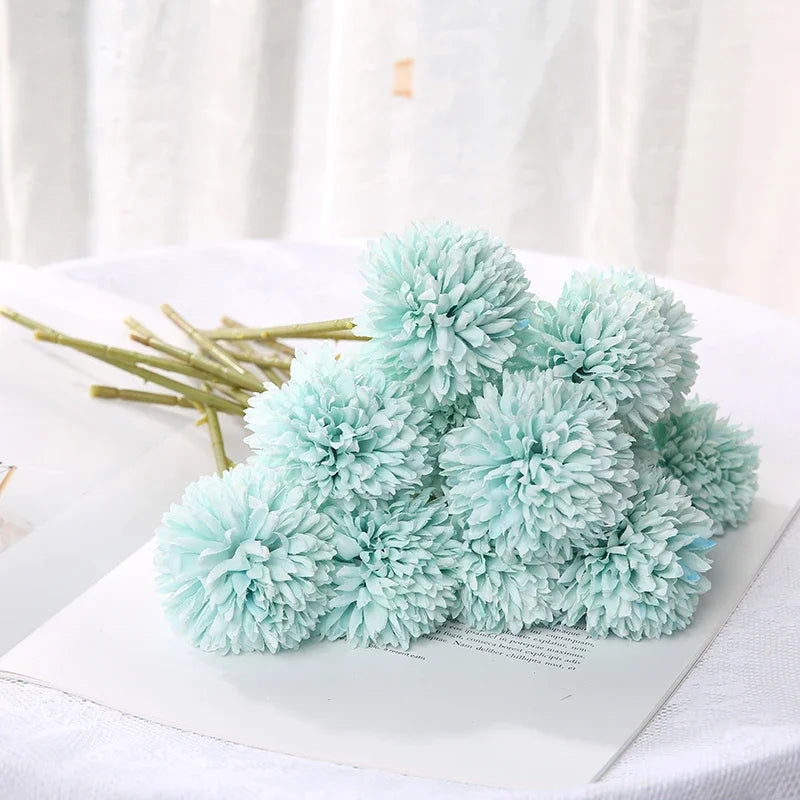 Buquê de Hortênsias Artificiais 5 Peças | Decoração de Casa, Quarto e Casamento