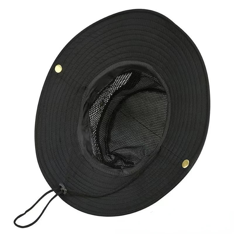 Chapéu de Sol Unissex com Aba Larga – Proteção UV para Verão, Pesca, Camping e Atividades ao Ar Livre
