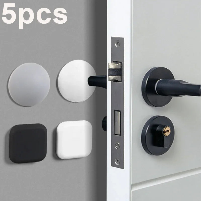 Batente de Porta de Silicone – Protetor de Parede 5 Peças
